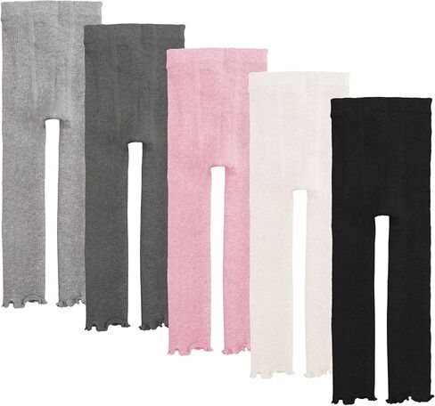 Ehdching 3/4/5 حزمة طفل رضيع أطفال بنات كابل متماسكة الجوارب الجوارب القطنية تخزين السراويل in Kuwait