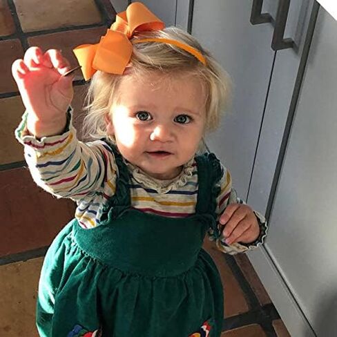 CÉLLOT 40 Colors Baby Bow Headbands 2.75" Hair Bows Super Soft Nylon Headbands for Baby Girls Infants preemie and Newborn Kids Hair Accessories in Saudi Arabia