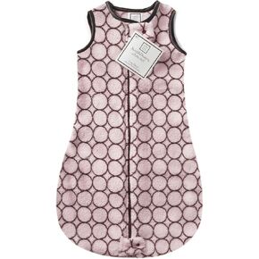 SwaddleDesigns Microfleece Sleeping Sack with 2-Way Zipper, Puppytooth, Black, 0-6MO in Kuwait
