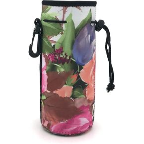 Wanty Neoprene 20 Oz Insulated Water Drink Bottle Cooler Carrier Cover Sleeve Tote Bag Pouch Holder Strap for Climbing Cycling and Running Outdoor Activities in Saudi Arabia