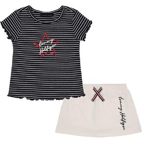 Tommy Hilfiger baby-girls 2 Pieces Skort Set in Kuwait