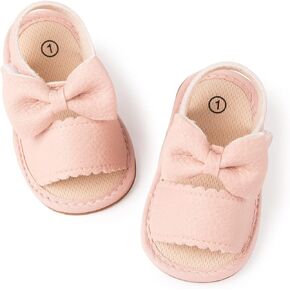 Aploxphy Baby Girls Boys Sandals Summer Hook Loop Infant Canvas Non Slip Soft Sole Light Flats Beach First Walking Shoes in Saudi Arabia