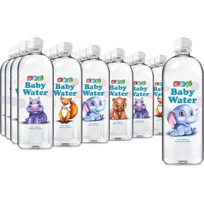 ABC Baby Water Premium Distilled Water for Babies - Healthy Purified 16.9 oz Bottles - Formula, Cereal, Milk, Daily Drinking - 12 Pack in Kuwait