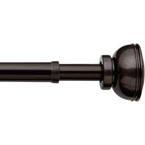 Bali Blinds Decorative Spring Tension Rod, 24-36", Brushed Pewter in Kuwait