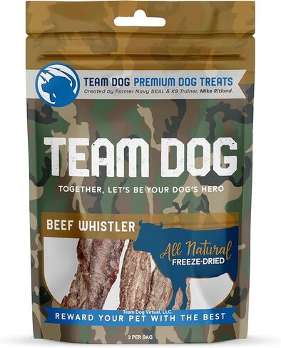 فريق دوج بيف ويسلر يمضغ للكلاب، مجفف بالتجميد، 3 لكل كيس in Kuwait