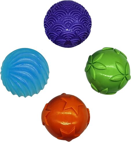 مجموعة هدايا Oritlife Zen Garden Spheres في صندوق فريد من نوعه - 4 مجالات ختم لحدائق Zen، كرات حديقة Zen الملونة الكبيرة مقاس 1.7 بوصة، هدايا التأمل in Kuwait