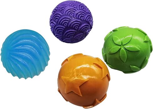 مجموعة هدايا Oritlife Zen Garden Spheres في صندوق فريد من نوعه - 4 مجالات ختم لحدائق Zen، كرات حديقة Zen الملونة الكبيرة مقاس 1.7 بوصة، هدايا التأمل in Kuwait