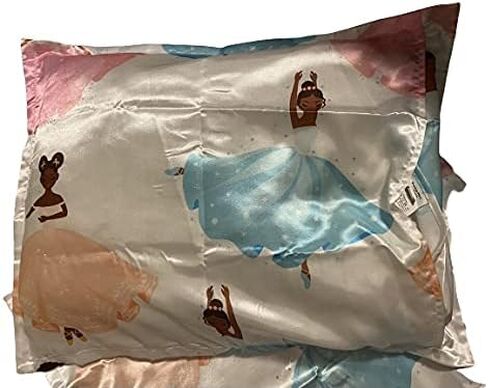 Beddings Place Satin Pillow Case to retain Hair Moisture (Ballerina - Set of 2 Toddler Size Pillow case 13 x 18 inches) in Kuwait