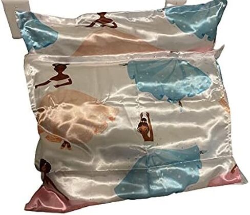 Beddings Place Satin Pillow Case to retain Hair Moisture (Ballerina - Set of 2 Toddler Size Pillow case 13 x 18 inches) in Kuwait