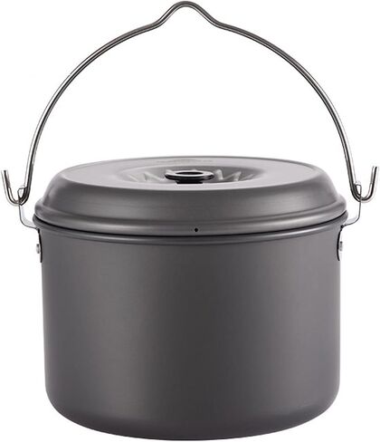 CAMPINGMOON Camping Pot 5.5-Quart Portable Campfire Cooking Hanging Pot Lightweight Aluminum MC-255 in Saudi Arabia