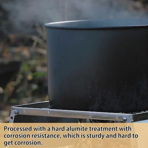 CAMPINGMOON Camping Pot 5.5-Quart Portable Campfire Cooking Hanging Pot Lightweight Aluminum MC-255 in Saudi Arabia