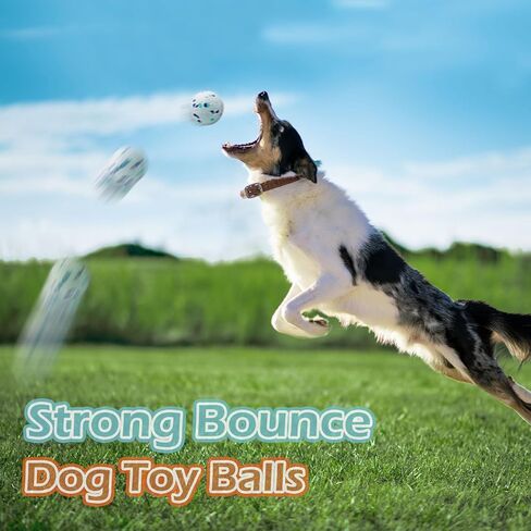 4 عبوات من كرات الكلاب من GOULIKFUL، كرات تنس غير قابلة للتدمير، ألعاب حربية للرمي في الأماكن المغلقة والهواء الطلق للمضغ العدواني، لعبة مائية متينة، كرات جلب للكلاب الكبيرة والمتوسطة والصغيرة in Kuwait