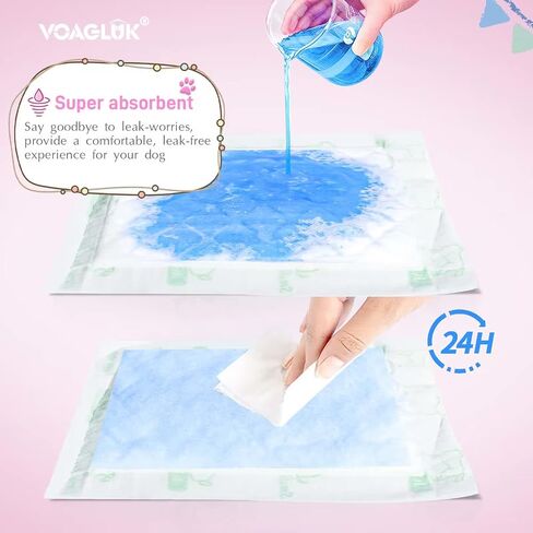 Dog Diaper Liners for Male and Female Dogs, 100ct, Super Absorbent Disposable Dog Diapers Booster Pads fit Most Pet Belly Bands and Wraps (X-Large) in Saudi Arabia