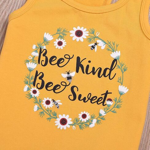 2pcs/Set Toddler Kids Baby Girl Sleeveless Floral T-Shirt Top Sunflower Denim Jeans Shorts Outfits 1-8T in Saudi Arabia
