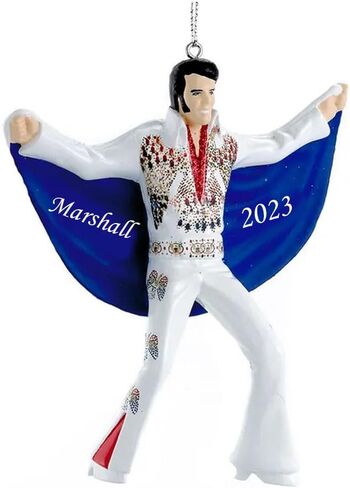 Blow Mold Elvis Eagle Cape Jumpsuit Ornament in Kuwait