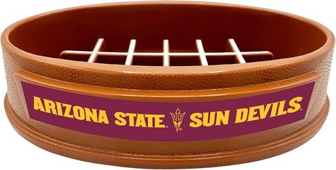 NCAA Super-Bowl - وعاء الكلاب ذو التغذية البطيئة من ميشيغان ولفرينز. وعاء القطط ذو تصميم كرة القدم البطيء من أجل الهضم الصحي. وعاء للحيوانات الأليفة غير قابل للانزلاق للكلاب والقطط الكبيرة والصغيرة in Kuwait