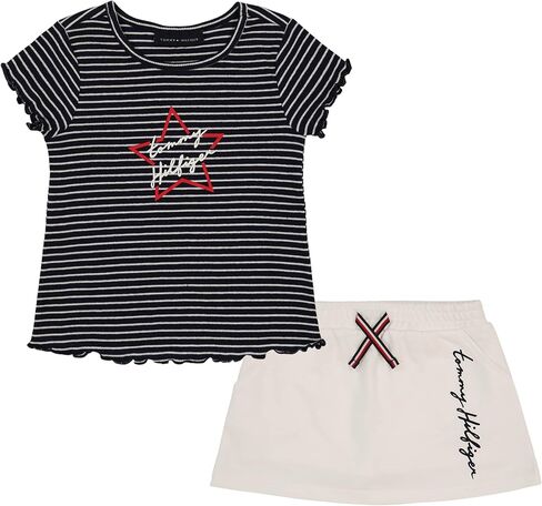Tommy Hilfiger Baby Girls' 2 Pieces Skort Set in Kuwait