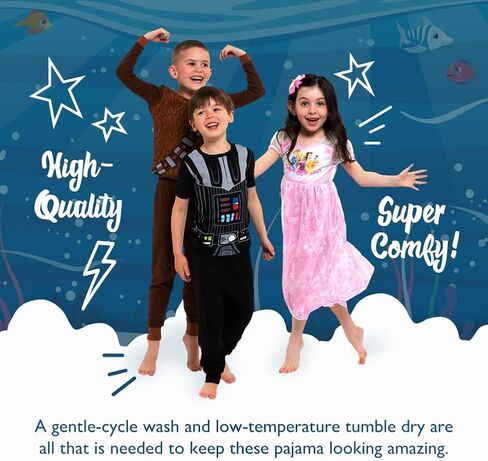 Nickelodeon Boys' Paw Patrol | Baby Shark | Blue's Clues & You 4-Piece Snug-fit Cotton Pajamas Set in Saudi Arabia