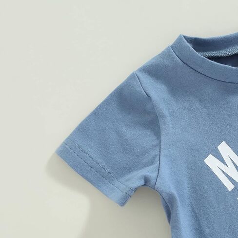 BemeyourBBs Toddler Baby Boy Clothes Graphic T Shirt Shorts Set Outfit | Toddler Baby Boy Outfit for Summer Spring , Short Sleeve Shirt and Shorts Set, for Daily, Photoshoot, Holiday, Beach, Gifts in Saudi Arabia
