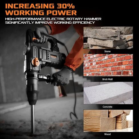 كسيبي مثقاب مطرقة دوارة 1-5/8 انش من اس دي اس ماكس، دعامة خرسانية 13 امبير (KBH 9-40) in Kuwait