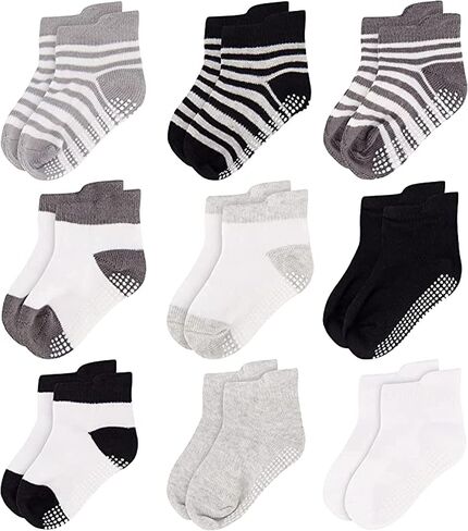 Rising Star Baby Socks 6-12 Months 12-24 Months Toddler Socks Non Slip Grip Ankle Socks for Kids Infant Boys & Little Girls in Saudi Arabia