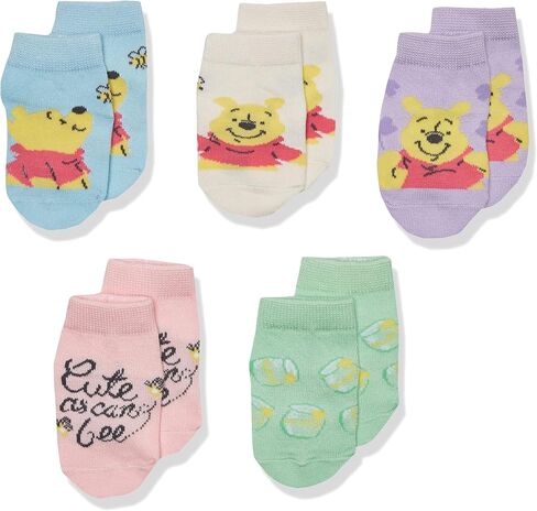 WINNIE THE POOH Baby 5 Pack Shorty Socks in Kuwait