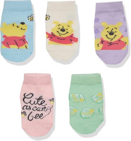WINNIE THE POOH Baby 5 Pack Shorty Socks in Kuwait