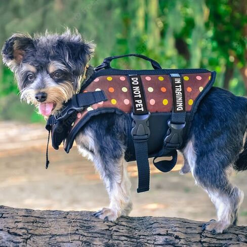 4 Pcs DO NOT PET Dog Harness Patches with Hook Backing, in Training Patch Tactical Dog in Training Harness, Reflective and Removable Tags (6.2 X 1.9) Inch in Kuwait