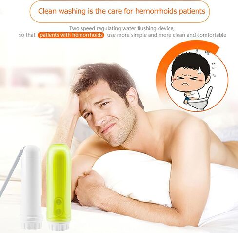 ALLOMN Portable Bidet, Mini Travel Handheld Bidet Sprayer, 140ml Electric Bidet Device with 180° Rotary Foldable Nozzle for Personal Hygiene Cleaning, Soothing Postpartum Care in Kuwait