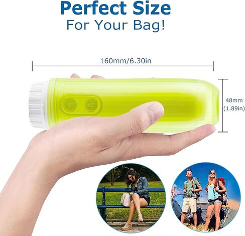 ALLOMN Portable Bidet, Mini Travel Handheld Bidet Sprayer, 140ml Electric Bidet Device with 180° Rotary Foldable Nozzle for Personal Hygiene Cleaning, Soothing Postpartum Care in Kuwait