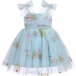 AWIBMK Baby Girls 1st Birthday Outfit Star Sequins Tulle Dress Sleeveless Bowknot Decor Princess Party Cake Smash Clothe in Kuwait