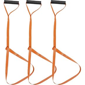 Locisne 3 Pcs Deer Drag and Harness, Length Adjustable Deer Pull Strap Non-Slip Handle Sturdy Rope Pulling Harness Deer Hunting Accessories for Deer Hunters Make Dragging Easy and Quick-Orange in Kuwait