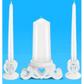 Unity Candle Stand Set Unity Candle Wedding Set - Wedding Candles for Ceremony - Unity Candle Holders for Weddings Unity Ceremony in Saudi Arabia
