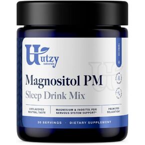 Utzy Naturals Magnesium & Inositol Powder Supplement, 3.9154 Ounce, Promotes Brain Health, Reduces Tension, Supports Energy Production in Kuwait