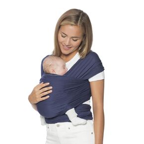Ergobaby Aura Baby Carrier Wrap for Newborn to Toddler (7-25 Pounds), Indigo in Kuwait