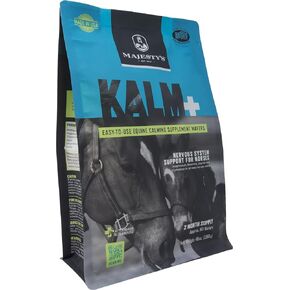 Majesty's Kalm Wafers - Supports Horse / Equine Balanced Behavior and Normal Nervous System Function - Tryptophan, Vitamin B1, Winter Cherry, Inositol - 30 Count (1 Month Supply)