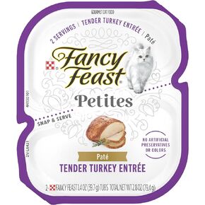 Purina Fancy Feast Gourmet Pate Wet Cat Food, Petites - (12) 2.8 oz. Tubs in Kuwait