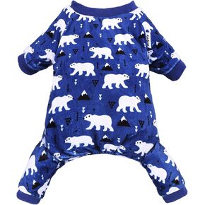 Enipoly Dog Pajamas for Small Dogs Breed Soft Puppy Pjs Onesie Cat Jumpsuit Comfortable Pet Clothes, Small, Black Necklace in Saudi Arabia
