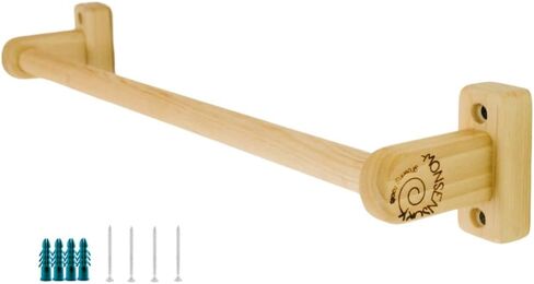 MonSensory 32.5" Wall Mounted Pull-Up Bar for Infants - Play Gym and Indoor Climbing Toy for The Montessori Baby in Saudi Arabia