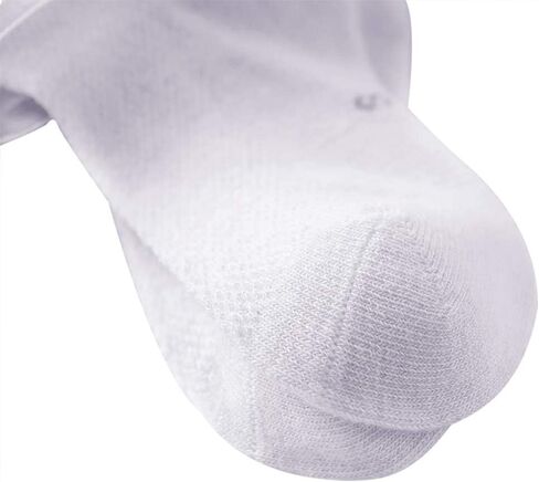 Baby Girls Cotton Ankle Socks with Bowknot 6-Pack (1-8T) | Princess Lace, Eyelet Dress Socks, Mesh Thin, Double Layer Lace, Frilly Trim in Saudi Arabia
