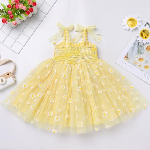 AWIBMK Baby Girls 1st Birthday Outfit Star Sequins Tulle Dress Sleeveless Bowknot Decor Princess Party Cake Smash Clothe in Saudi Arabia