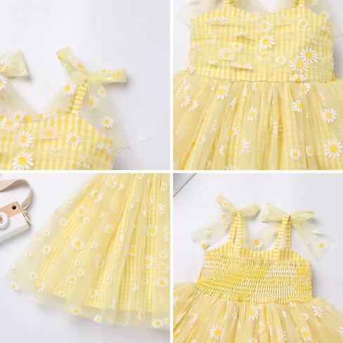 AWIBMK Baby Girls 1st Birthday Outfit Star Sequins Tulle Dress Sleeveless Bowknot Decor Princess Party Cake Smash Clothe in Saudi Arabia