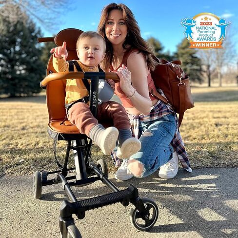 Evolur Cruise Rider Stroller, Lightweight Stroller with Compact Fold, Easy to Carry Travel Stroller, Koala Gray in Saudi Arabia