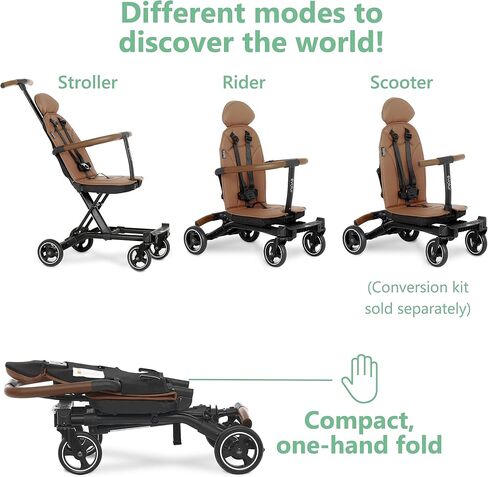Evolur Cruise Rider Stroller, Lightweight Stroller with Compact Fold, Easy to Carry Travel Stroller, Koala Gray in Saudi Arabia