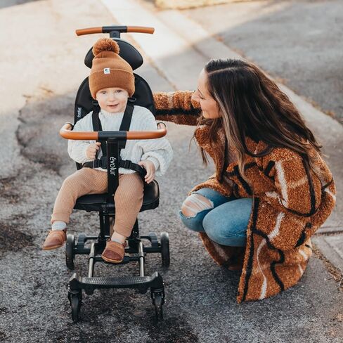 Evolur Cruise Rider Stroller, Lightweight Stroller with Compact Fold, Easy to Carry Travel Stroller, Koala Gray in Saudi Arabia