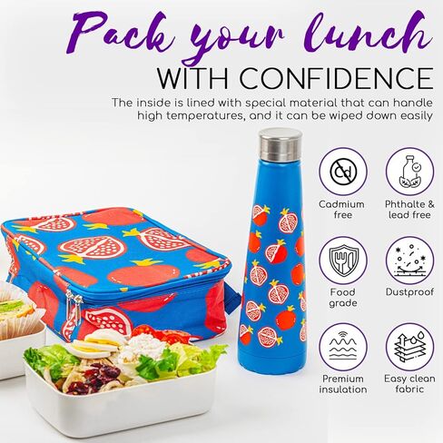 كلوسبارك للأطفال، صندوق غداء، حقيبة غداء، حقيبة غداء معزولة (أزرق) in Kuwait