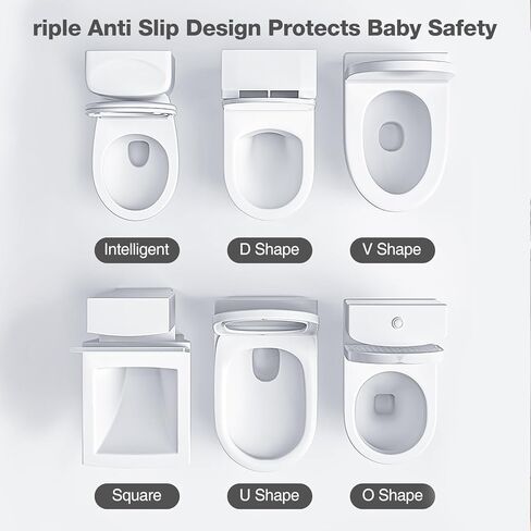 Potty Training Seat for Toddler Boys & Girls-Portable Kids Potty Seat Toilet Chair Step Stool Trainer for Children-Comfortable Cushion Safe Handle Anti-Slip Pads in Kuwait