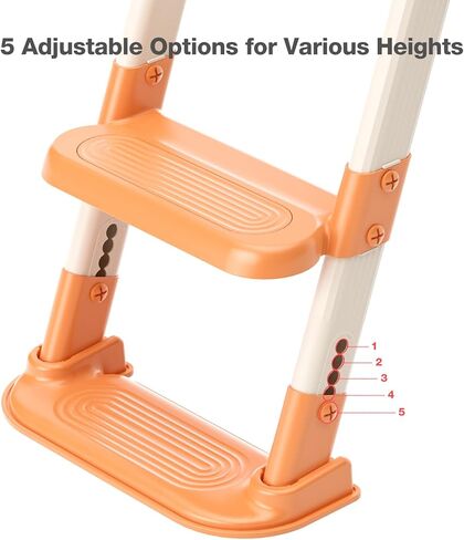 Potty Training Seat for Toddler Boys & Girls-Portable Kids Potty Seat Toilet Chair Step Stool Trainer for Children-Comfortable Cushion Safe Handle Anti-Slip Pads in Kuwait