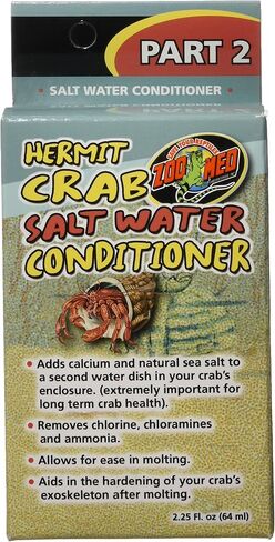 Zoo Med Hermit Crab Salt Water Conditioner in Saudi Arabia