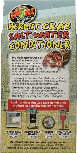 Zoo Med Hermit Crab Salt Water Conditioner in Saudi Arabia